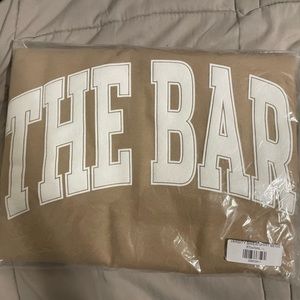 the bar varsity sweatshirt